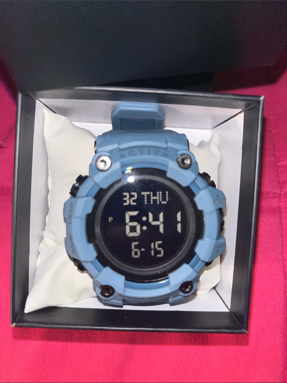 Ativa Light Blue Rugged Digital Sport Watch - Picture 2 of 2